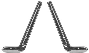 1965-1966 Mustang Molding Seat Side/6 Stainless Pair