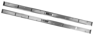 1971-1973 Mustang Door Scuff Plate Stainless Pair 1971-1973 Mustang Door Scuff Plate Stainless Pair