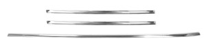 1971-1973 Mustang Windshield Molding Fastback 3 Pieces 1971-1973 Mustang Windshield Molding Fastback 3 Pieces