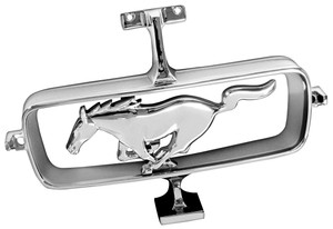 1965 Mustang Emblem Grille Corral with Horse