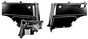 1965-1966 Mustang Trim Panel Quarter Fastback 1965-1966 Mustang Trim Panel Quarter Fastback