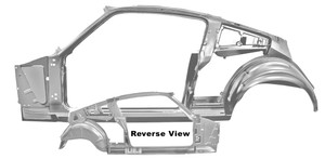 1965-1966 Mustang Quarter/Door Frame Assembly LH Fastback 1965-1966 Mustang Quarter/Door Frame Assembly LH Fastback