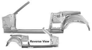 1965-1966 Mustang Quarter/Door Frame Assembly LH 1965-1966 Mustang Quarter/Door Frame Assembly LH