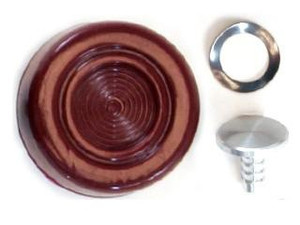 1968-1972 Interior Window Crank KnobDark Red