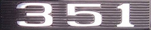 1969 351 Hood Scoop Plate