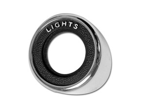 1969-1970 Headlight Switch Bezel 1969-1970 Headlight Switch Bezel
