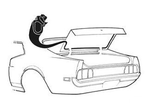 1971-1973 Cougar Trunk Weatherstrip
