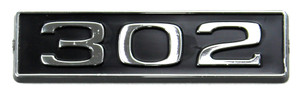 302 Hood Scoop Emblem