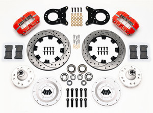 1970-1973 Mustang Forged Dynapro Dust-Boot Big Brake Front Disc Brake Kit - 4 Piston 12.19" Rotor Wilwood 1970-1973 Mustang Forged Dynapro Dust-Boot Big Brake Front Disc Brake Kit - 4 Piston 12.19" Rotor Wilwood