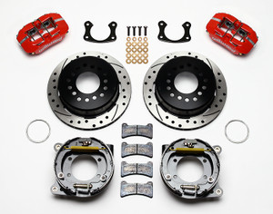 1965-1973 Mustang Forged Dynapro Low-Profile Rear Parking Brake Kit - 4 Piston 11" Rotor 2.50 Offset - Wilwood 1965-1973 Mustang Forged Dynapro Low-Profile Rear Parking Brake Kit - 4 Piston 11" Rotor 2.50 Offset - Wilwood