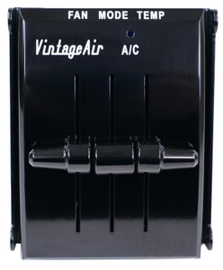 1964-1969 Mustang Black AC Control Panel for Vintage Air AC Kits - VA 1964-1969 Mustang Black AC Control Panel for Vintage Air AC Kits - VA