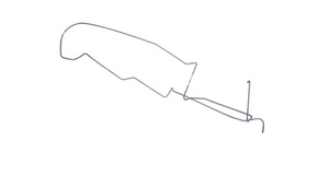 1965-1966 Mustang V8 Gas Tank to Fuel Pump Line 5/16" - CT