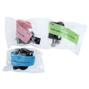 1965-1966 Mustang Brake & Fuel Line Fastener Kit for V8 w/ Front Drum Brakes