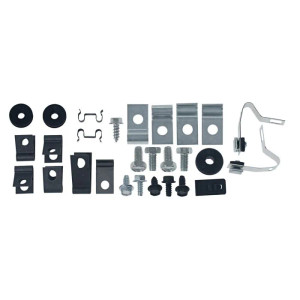  1967 Mustang Brake & Fuel Line Fastener Kit for V8 w/ 1 Piece Fuel Line
