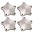 Billet Hub Cap Plain (set Of 4) - Drake