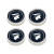 1967-1968 Original Cougar Hub Caps (Set, Black) 1967-1968 Original Cougar Hub Caps (Set, Black)