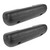 1967 - Arm Rest Pad Standard Interior Black Pair - ACP