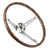 1967Steering Wheel Assembly Deluxe Woodgrain