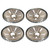 1966 - Wheel Cover 14 Inch Without Center 4 Piece Set  -  ACP