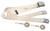 1965-1973 Mustang Seat Belt White - DII