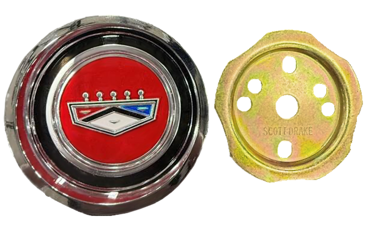 1966 Falcon Style Steel Hubcap