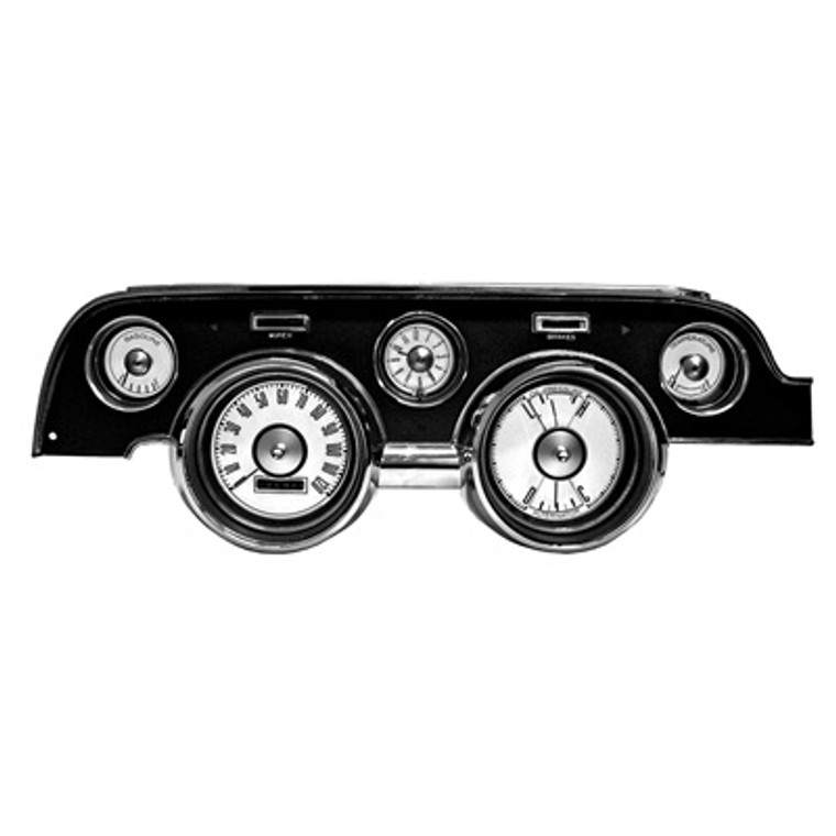 1967-1968 White Face Gauge Appliques (11 Piece)