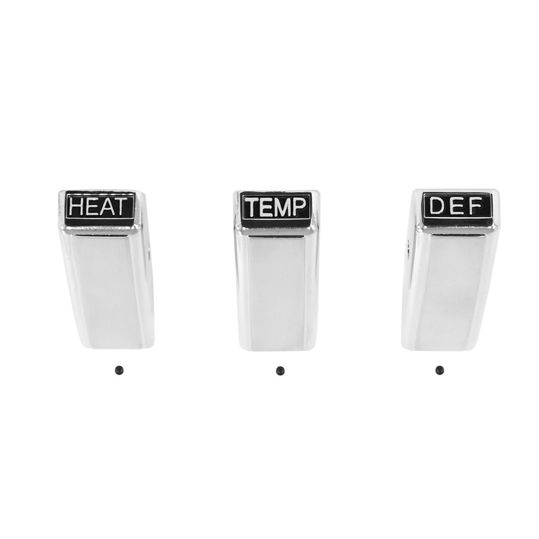 1968Heater Dash Knob Set For Cars Without Air Conditioning