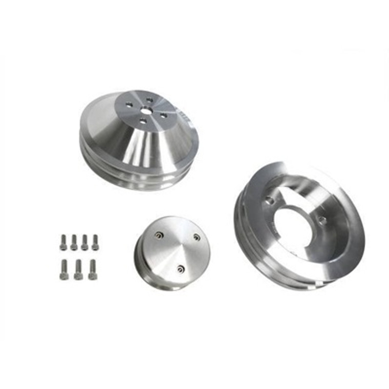 1967-1970 390-428 Billet Pulley Kit W/o Ac