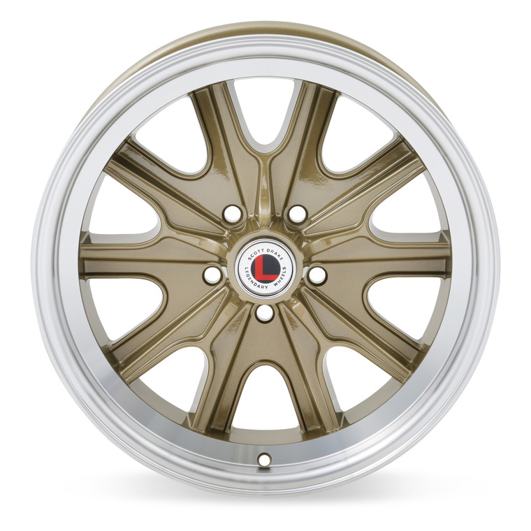 Legendary Wheels HB4517x75x4.54.25 BSGold Haze