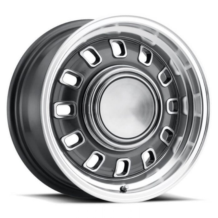 Legendary Wheels 12 Slot15x75x4.54.25 BSCharcoal