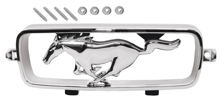 1966 Mustang Grille Gt Corral And Horse