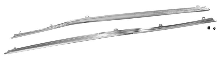 1971-1973 Mustang Drip Rail Molding Fastback 2 Pcs