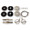 1964-1973 Mustang Hood Pin Set, Billet/Stainless Steel