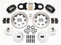 1970-1973 Mustang Forged Dynalite Front Disc Brake Kit4 Piston 12.19" Rotor