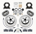 1970-1973 Mustang Classic Series Dynalite Front Disc Brake Kit4 Piston 11.3" Rotor