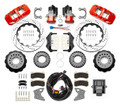 1965-1973 Mustang AERO4 Big Brake Rear Electronic Parking Brake Kit - 4 Piston 14" Rotor 2.66 Offset - Wilwood