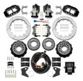 1965-1973 Mustang Forged Narrow Superlite 4R Big Brake Rear Electronic Parking Brake Kit4 Piston 12.88" Rotor 2.66 Offset