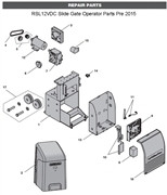 Liftmaster RSL12U parts breakdown
