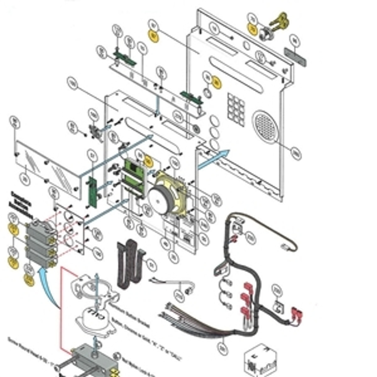 Doorking 1834 phone system parts