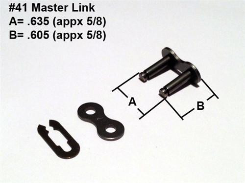 【Connect/Link】 080884.0003 Connecting Link, #41 Chain(Masterlink)