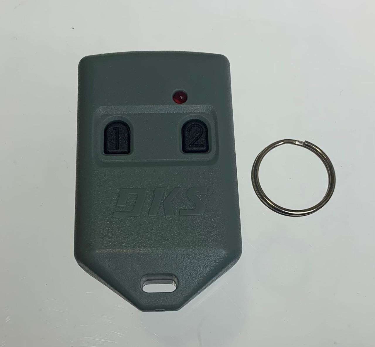 Doorking 8067-080 Micro Click two Button Weigand Remote Grey