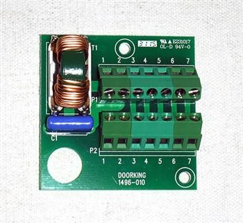 Doorking 55 1496-010 Circuit Board Hash Filter DC Operators