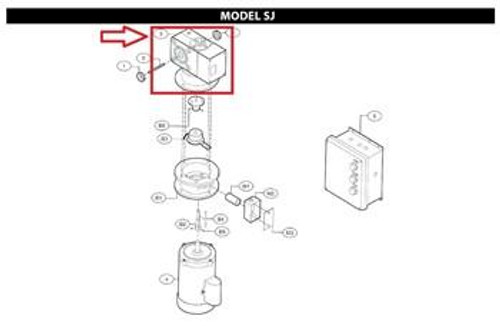 Liftmaster 03  TVR5  Limit Gear Reducer