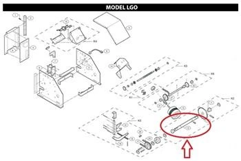 LiftMaster 11-15646 Output Shaft, 1"