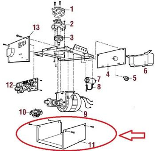 Liftmaster 11-041D8145 Cover
