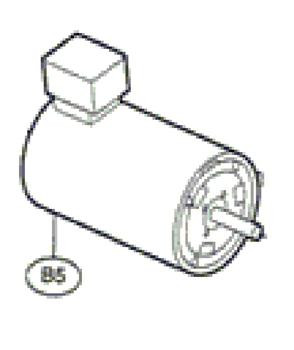 LiftMaster 20-3500C-4B Motor - Models GH5HP23M, GH5HP43M
