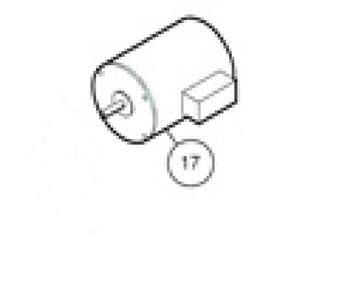 Genie 2032005T Motor, 575V TEFC, 3PH, 1-1/2HP