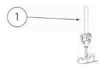Genie 37099A Power Cord Assembly (44") Strain Relief
