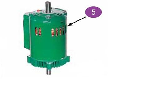 Ramset Motor, C- Face - 120 VAC 1/2 HP Ramset Ram 100,1000