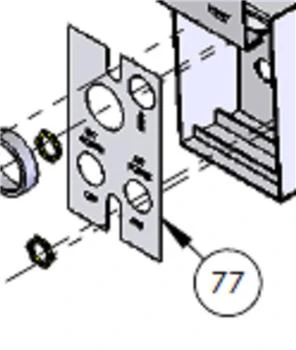 DoorKing 2599-051 Label - Mylar 9000 Series Oper